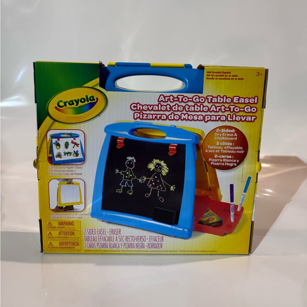 Crayola Art to Go Table Easel - Brand New